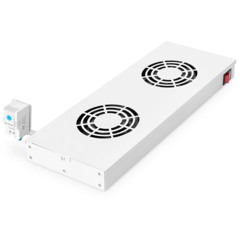 Digitus                                  Sistema Di Ventilazione Con Termostato Montaggio Frontale In Armadi 19” Con 2 Ventole