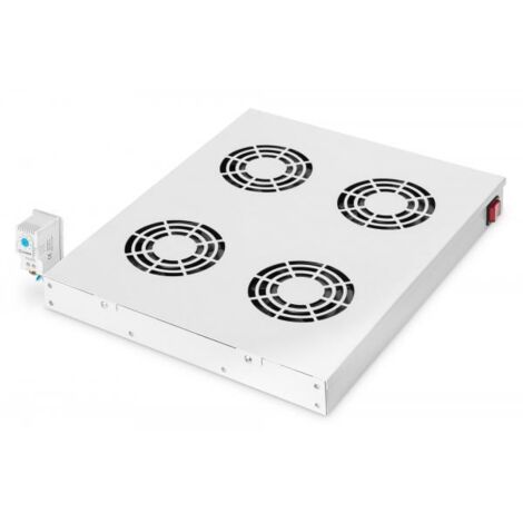 Digitus Sistema Di Ventilazione Con Termostato Montaggio Frontale In Armadi 19” Con 4 Ventole (Dn-19 Fan-4-Ho)