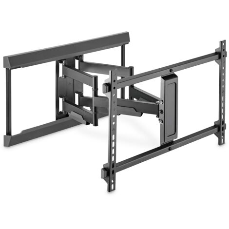 DIGITUS Support mural de pour Full-Motion TV - pour téléviseurs ou moniteurs de 37-80" - Charge maximale 60 kg - VESA 200x100 à 600x400 - Extensible, rotatif, inclinable - Gestion de Câbles intégrés