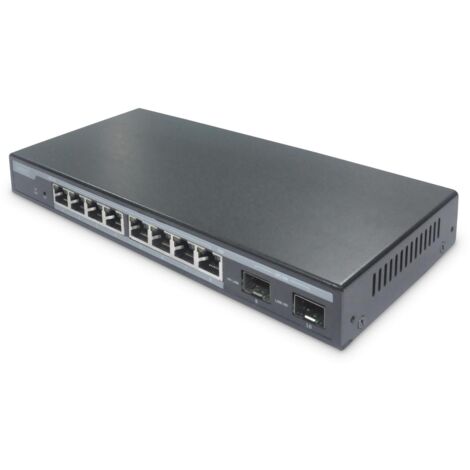 Digitus Switch 8 Porte Gigabit Poe Layer 2 Con Due Porte Sfp