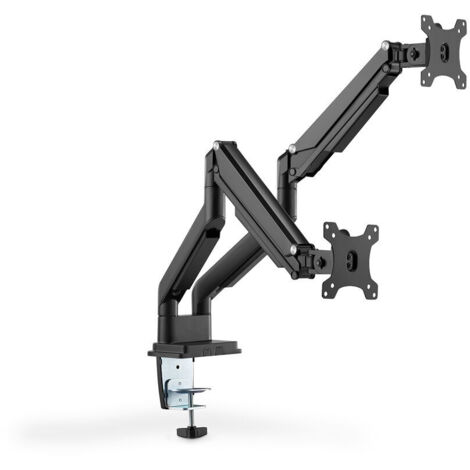 Digitus Uni. Dual Monitorhalter   GDF/KB  mit Gasdruckfeder und Klemmbefestigung (DA-90395)