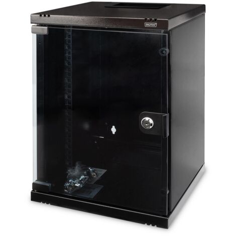 Digitus Wall Mounting Cabinet 312x300mm (10in) 9u 464x312x300 Mm Black