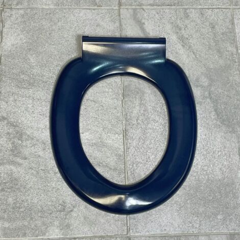 Dignity WC Toilet Seat Ring Duroplast Blue Finish Modern Style