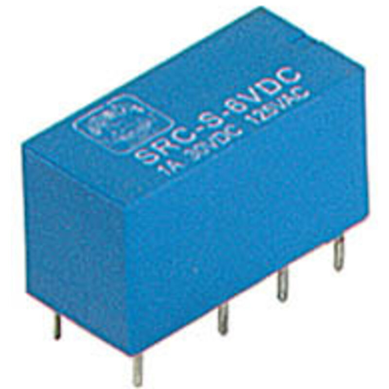 Dil relais 1A/30VCC-125VCA 2 x repos-travail 6VCC Velleman VR1D062C Dil relais 1A/30VCC-125VCA 2 x repos-travail 6VCC Velleman VR1D062C