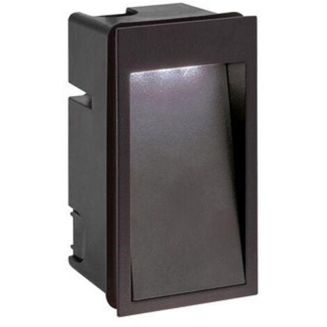 DILGA Encastré de mur extérieur LED 4,5W 3000K asy 200lm noir ARIC 50779