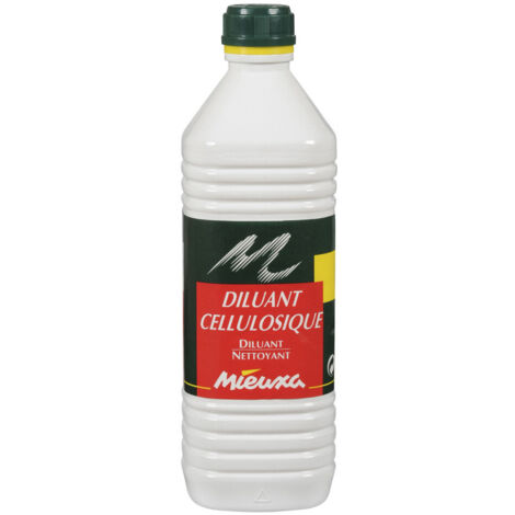 Diluant cellulosique 1L pour peinture et vernis – Nettoyage rapide matériel peinture – Application fluide sur surfaces métalliques – Mieuxa