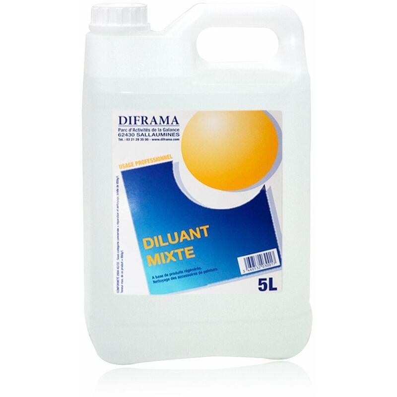 Diframa - Diluant de nettoyage, mixte pour peinture, 5L