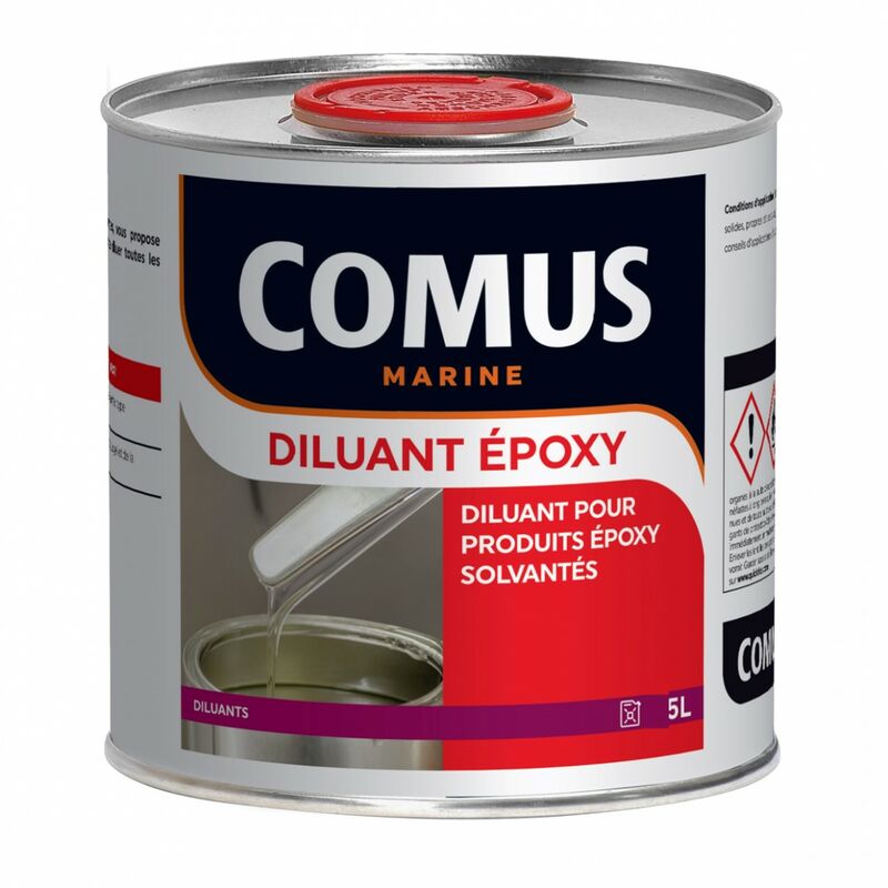Diluant epoxy 5L - Diluant pour produits époxy solvantés Comus incolore