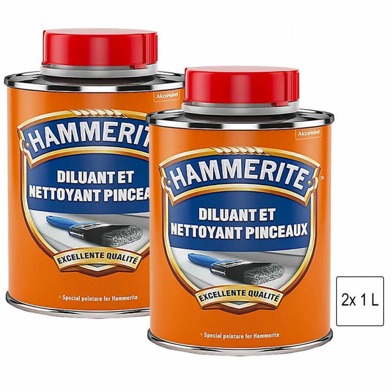 Hammerite - Diluant et nettoyant pinceaux antirouille 2x 1L