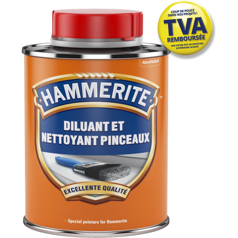 Hammerite - Diluant et nettoyant Pinceaux 1 l Incolore