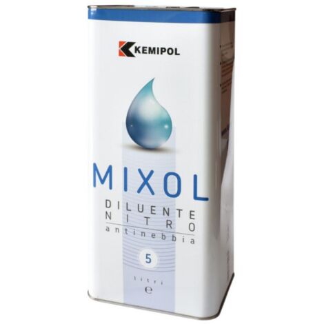 Diluant nitro anti-bue'e Mixol 5 L pour diluer l'e'mail vernis CEE