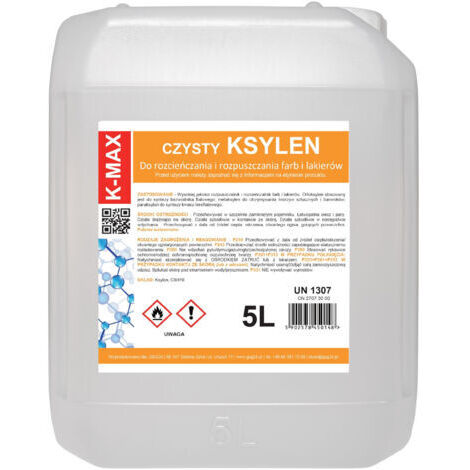 Diluant organique au xylène pour peintures et vernis K-MAX 5L