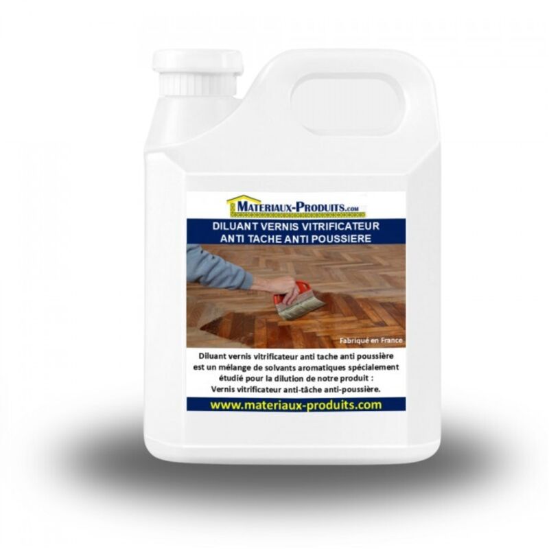 Matpro - Diluant vernis vitrificateur anti-tâche anti-poussière - 5 l Incolore