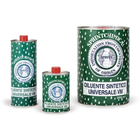 Diluente sintetico a base di alchidica media e lungo olio, per smalti e vernici sintetiche -0.5 Lt