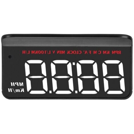 Dilwe compteur de vitesse HUD de voiture HUD Display universel OBDII alarme de survitesse projecteur de pare-brise tête haute