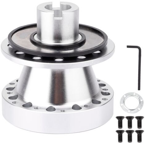 Dilwe Moif Lenkrad-Schnellverschluss-Adapter-Kit Aluminiumlegierung Schnellverschluss für TL EK mit Befestigungsschrauben