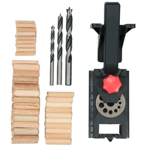DIMA PER FORI A TASCA GUIDA SPINATURA TASSELLI ANGOLO LEGNO 6 8 10 mm 166to