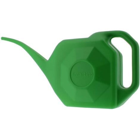 Dimartino innaffiatoio in plastica 2 litri becco lungo colore verde per irrigazione giardino