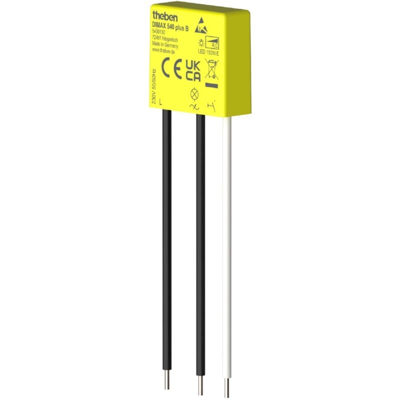 Dimax 540 plus b variateur encastré pour charges r et c, blanc - Theben