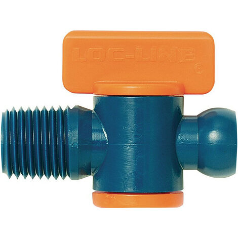 Dimensione della valvola di intercettazione 1/4" con sacchetto AG con 2 pezzi Loc-Line