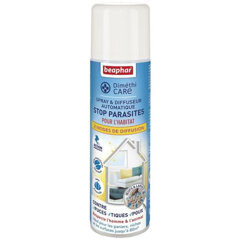 Dimethicare, spray &amp diffuseur automatique stop parasites pour L'habitat - 250 ml (80 m²)