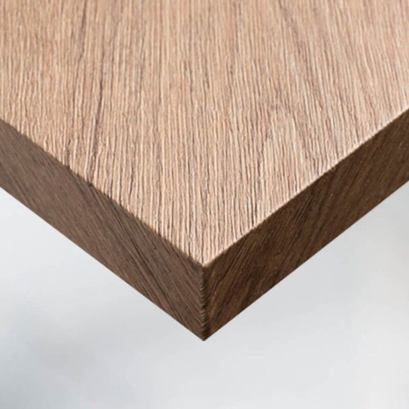 Vinyle adhésif imitation bois de chêne foncé structuré - 122 cm x 0.5 m - En Rouleau - Dimexact