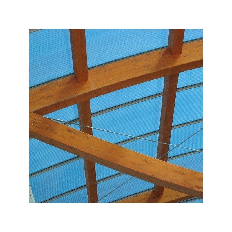 Dimexact - Film solaire argent effet miroir pour toit polycarbonate plexiglas - 152 cm x 5 m - En Rouleau