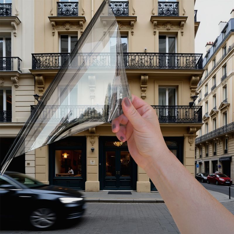 Dimexact - Film anti uv incolore - 152 cm x 1 m - En Rouleau