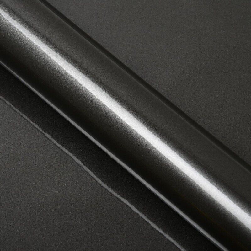 Covering brillant gris anthracite pour toutes surfaces - Haute finition - 152 cm x 0.5 m - En Rouleau - Dimexact