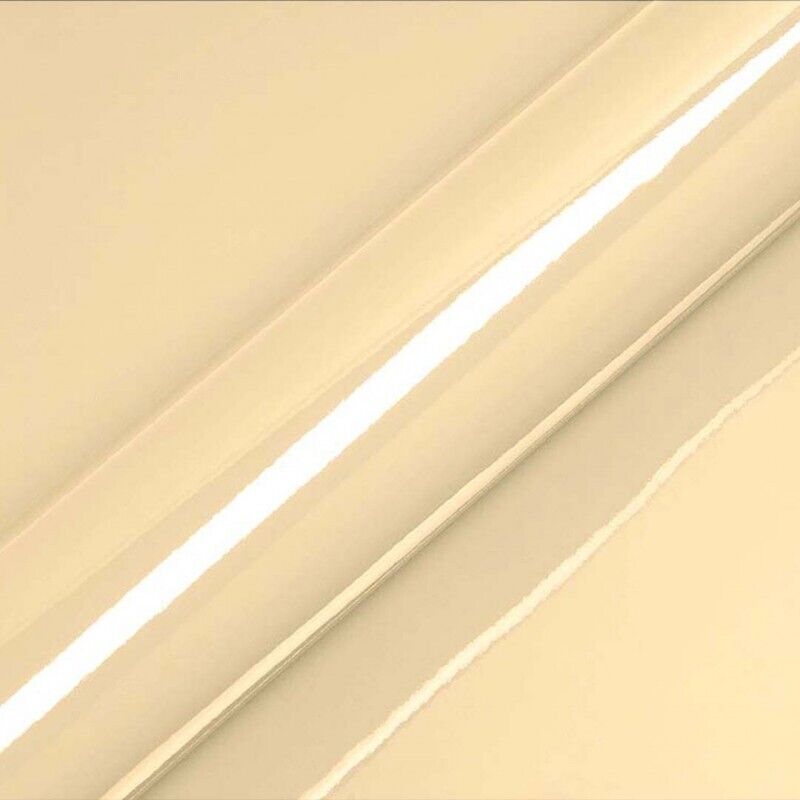 Dimexact - Vinyle covering beige brillant pour surface plane - 122 cm x 1 m - En Rouleau