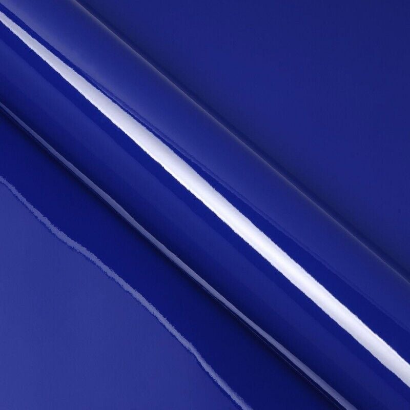 Covering bleu brillant profond pour toutes surfaces - Haute finition - 152 cm x 0.5 m - En Rouleau - Dimexact