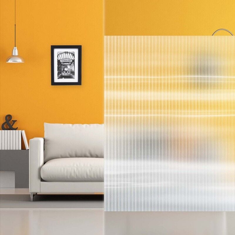 Dimexact - Film électrostatique effet verre estriado - 60 cm x 2.5 m - En Rouleau