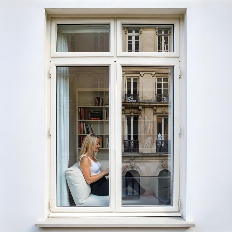 Dimexact - Film miroir sans tain réfléchissant pour petit vitrage vis-à-vis lointain - alu clair - 152 cm x 1 m - En Rouleau