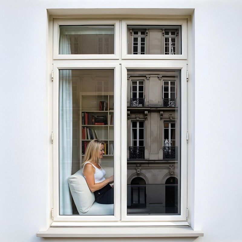 Dimexact - Film miroir sans tain pour grand vitrage vis-à-vis proche - gris fumé - 75 cm x 1.5 m - En Rouleau