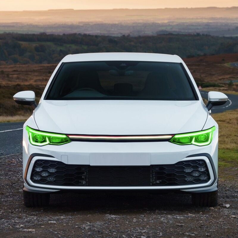 Dimexact - Film pour phare vert pomme - 61 cm x 1 m - En Rouleau