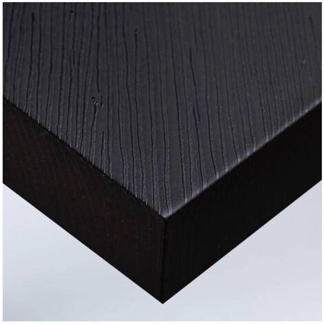 DIMEXACT - Papier peint adhésif effet bois noir - 122 cm x 0.5 m - En Rouleau