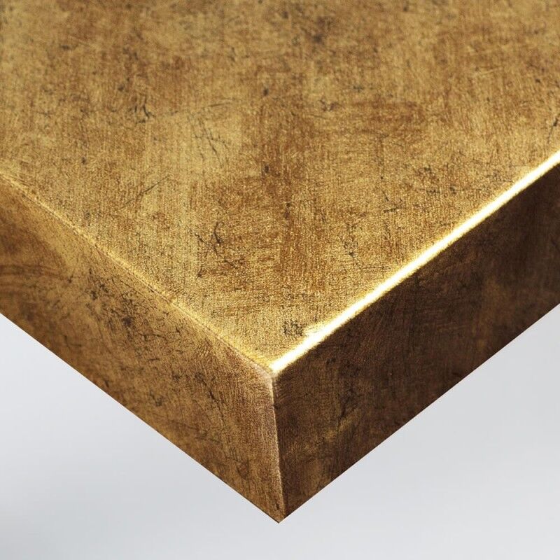 Dimexact - Vinyle adhésif effet tissu sablé doré - 122 cm x 2 m - En Rouleau