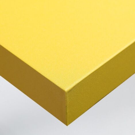 DIMEXACT - Papier peint autocollant jaune mat - 122 cm x 0.5 m - En Rouleau