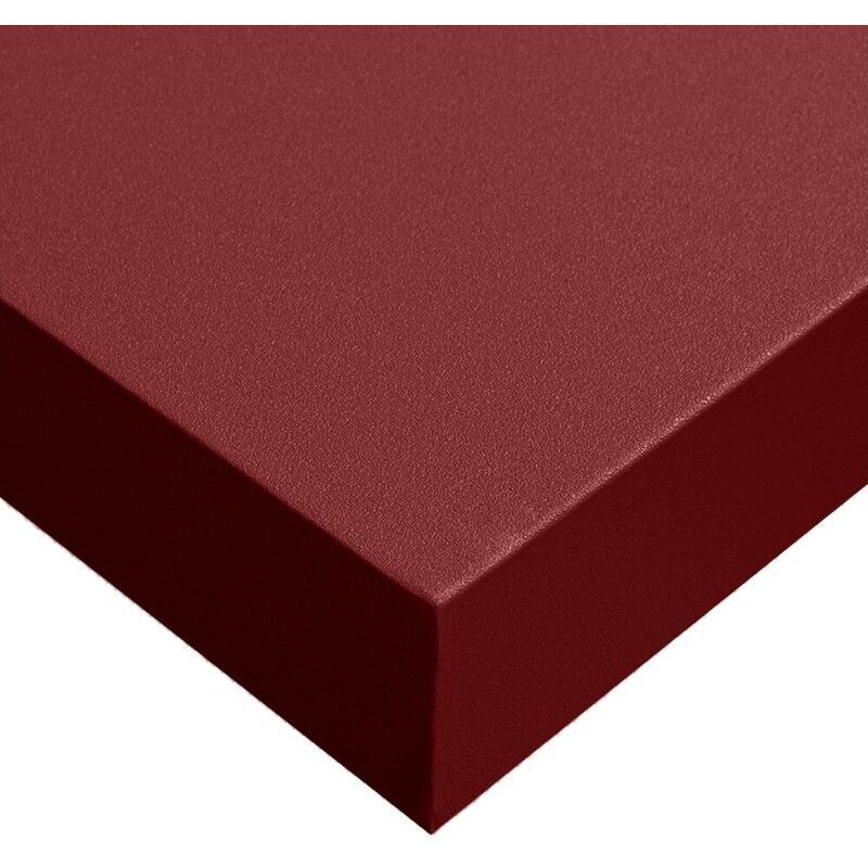 DIMEXACT - Papier peint bordeaux mat adhésif - 122 cm x 0.5 m - En Rouleau