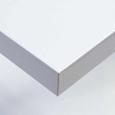 Dimexact Revêtement Adhésif en Vinyle Blanc Pailleté Aspect Gloss pour Murs et Meubles, de L : 1.22 m x H : 0.5 m, en Rouleau