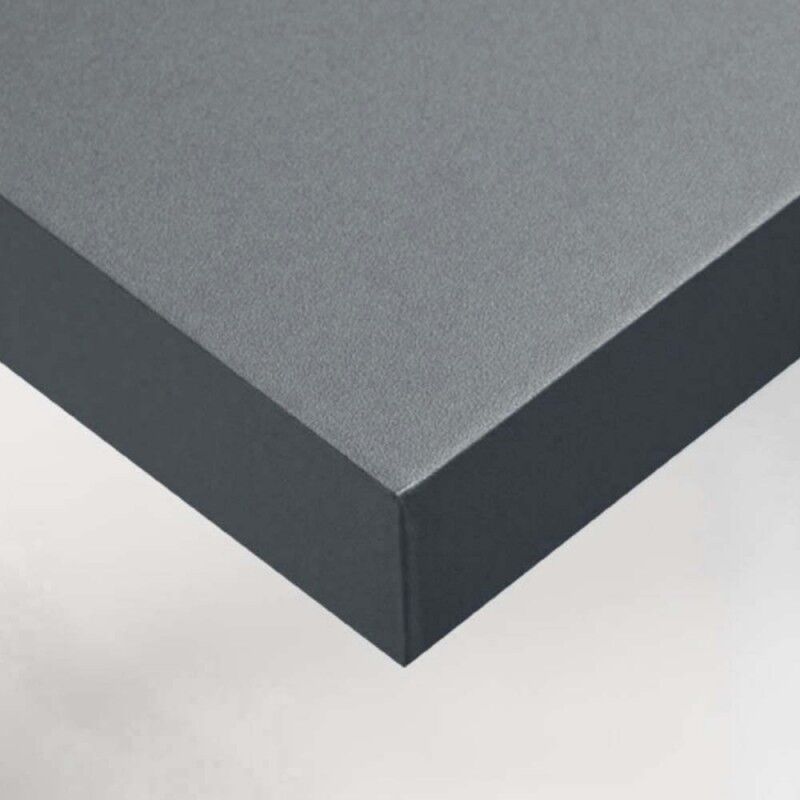 Dimexact - Papier peint autocollant gris foncé mat - 122 cm x 0.5 m - En Rouleau