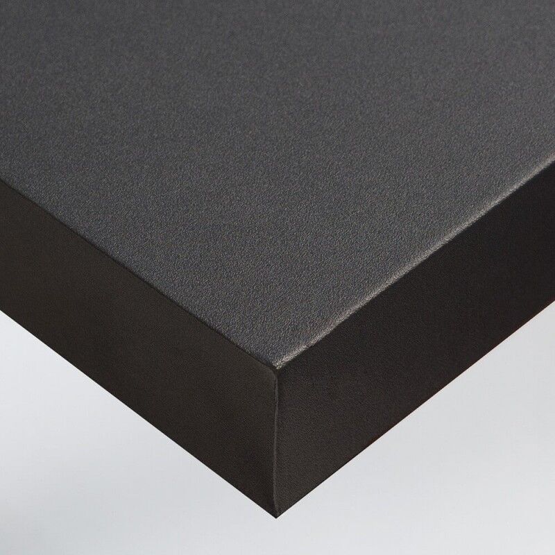 Dimexact - Papier peint autocollant gris anthracite mat - 122 cm x 0.5 m - En Rouleau