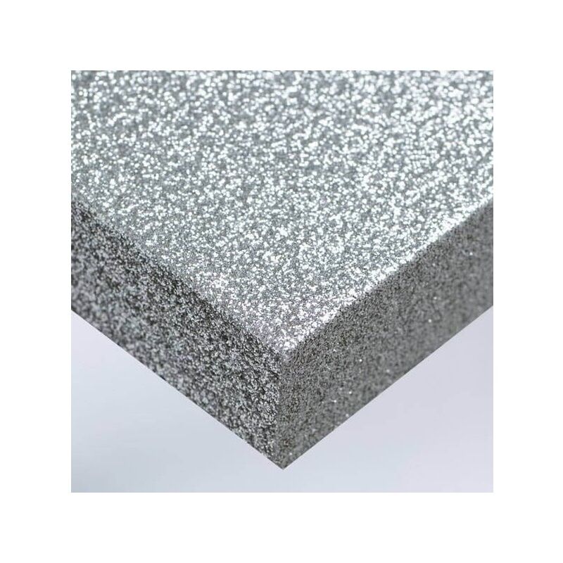 Dimexact - Rouleau adhésif argent pailleté - 122 cm x 0.5 m - En Rouleau