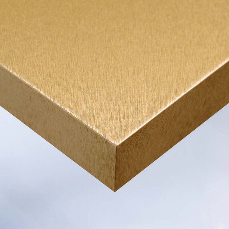 Dimexact - Revêtement mural or brossé - 122 cm x 1 m - En Rouleau