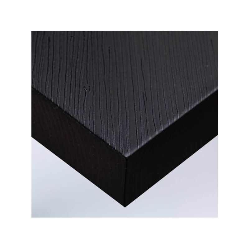 Dimexact - Papier peint adhésif effet bois noir - 122 cm x 0.5 m - En Rouleau