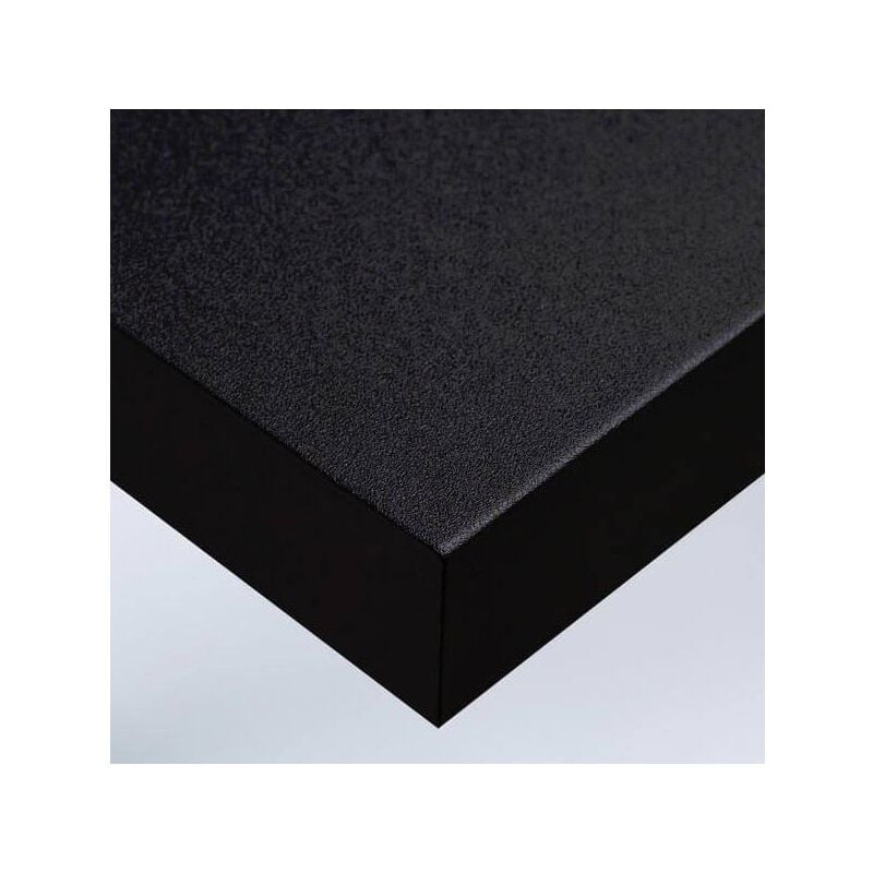 Dimexact - Papier peint autocollant noir mat - 122 cm x 0.5 m - En Rouleau