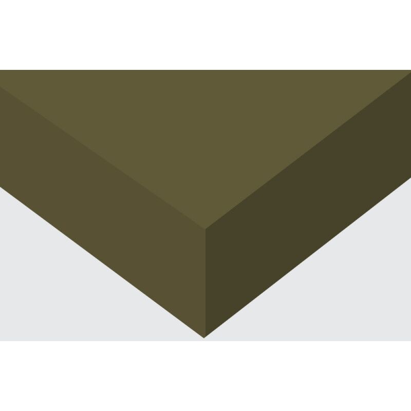 Dimexact - Papier peint autocollant vert kaki mat Eco - 122 cm x 1.5 m - En Rouleau