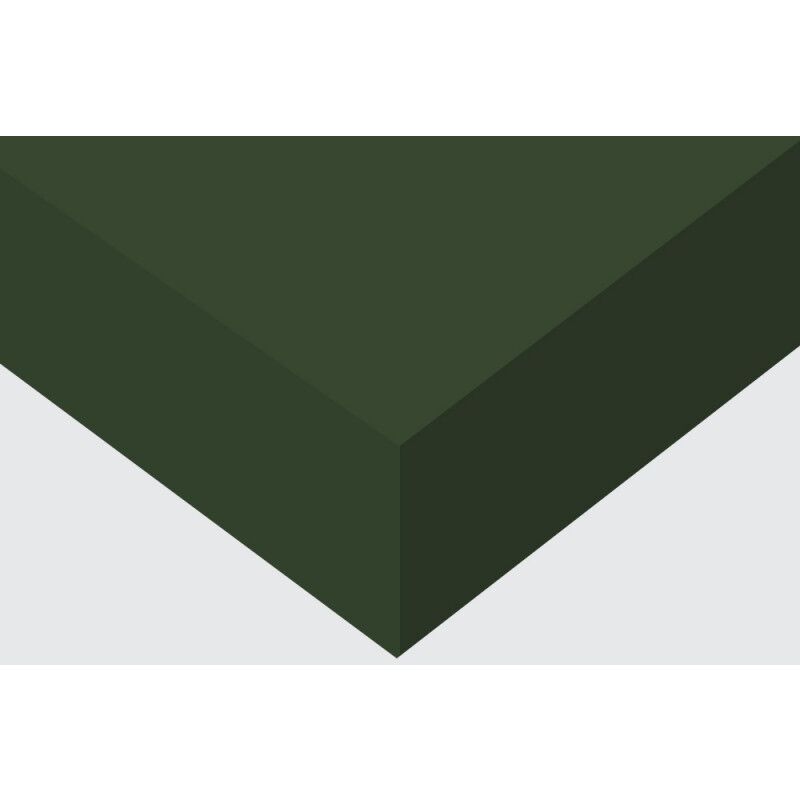 Dimexact - Papier peint autocollant vert sapin mat Eco - 122 cm x 2.5 m - En Rouleau