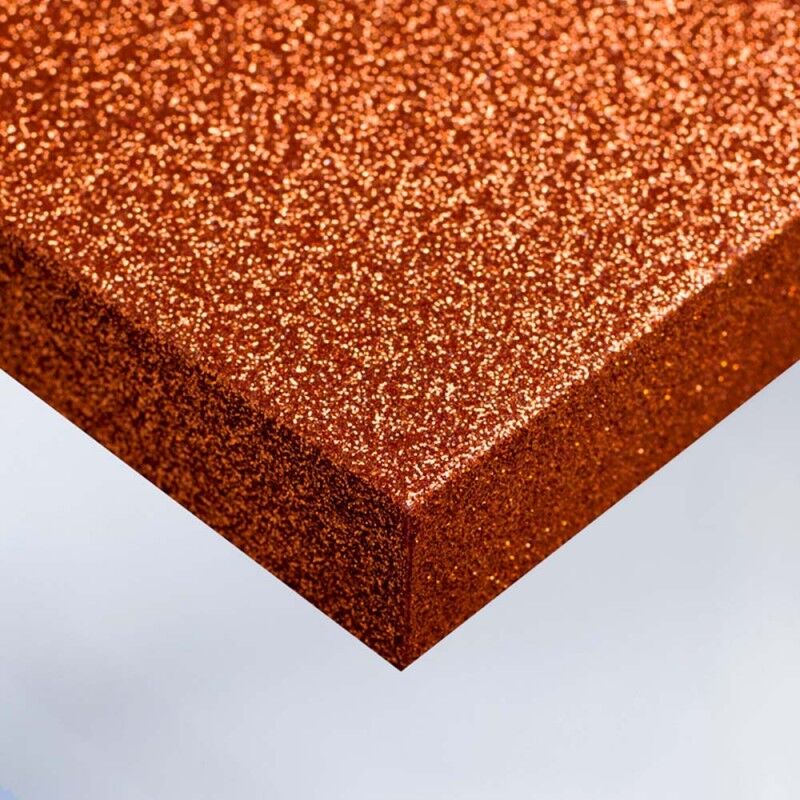 Dimexact - Rouleau adhésif cuivre pailleté - 122 cm x 0.5 m - En Rouleau