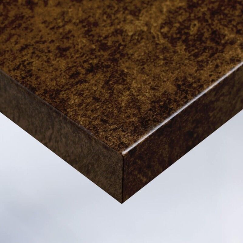 Dimexact - Papier peint adhésif effet pierre couleur rouille - 122 cm x 0.5 m - En Rouleau